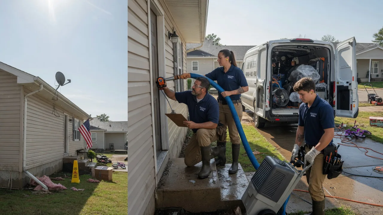 Ceiling Water Damage Restoration in Hebron, OH near me